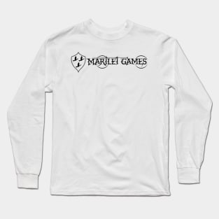 Martlet Games Black Basic Logo Long Sleeve T-Shirt